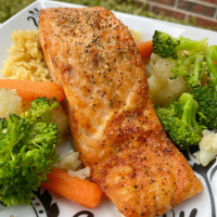 SALMON COOKED IN AIR FRYER RECIPES