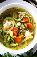 Instant Pot Chicken Zoodle Soup | Easy Chicken Soup Recipe image