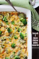 Broccoli & Cheese Chicken Quinoa Casserole Recipe - Diethood image