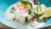 Fish with Coconut Milk Sauce Recipe | Sea Food Recipes in ... image