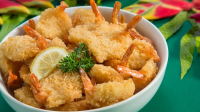 Breaded Shrimp Recipe | English Recipes in English image