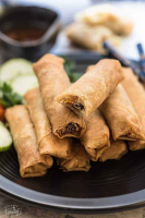 Authentic Chinese Spring Rolls / Egg Rolls - Baked, Deep ... image