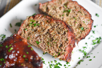 Grilled Dr Peppe-glazed Planked Meatloaf Recipe :: The ... image