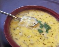 Creamy Green Chili and Cheese Soup Recipe - Food.com image