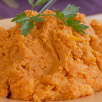 Smashed Spiced Sweet Potatoes Recipe | EatingWell image