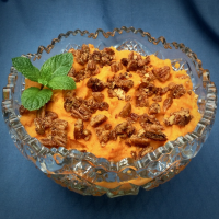 Slow Cooker Mashed Sweet Potatoes with Spicy Pecan Topping ... image