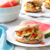 English Muffin Egg Sandwiches Recipe: How to Make It image