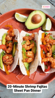 20-Minute Shrimp Fajitas Sheet Pan Dinner | Allrecipes image