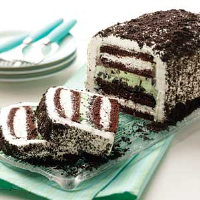 Mint-Chocolate Ice Cream Cake Recipe: How to Make It image