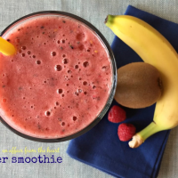This Fiber Smoothie is delicious and healthy and will keep ... image