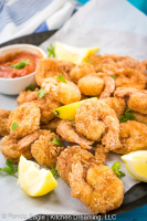 The Best Southern Fried Shrimp Recipe - Kitchen Dreaming image
