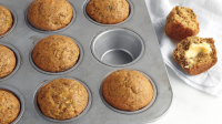 Zucchini, Banana, and Flaxseed Muffins Recipe | Martha Stewart image