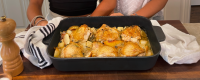 One Pan Chicken Thighs with Fruit - Recipes - Dole Sunshine image
