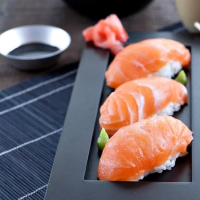 Classic Salmon Nigiri Sushi Recipe - Magic Skillet image
