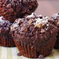 Chocolate Banana Muffins Recipe | Allrecipes image