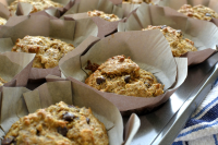 Healthy Oatmeal Banana Chocolate Muffins Recipe - Food.com image
