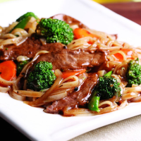 Beef Chow Fun Recipe - EatingWell image