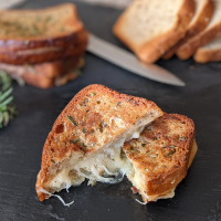 Herb Butter Gluten Free Grilled Cheese Sandwiches | Ready ... image