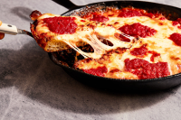 Best Pan Pizza Recipe - How To Make Pan Pizza In A Skillet image
