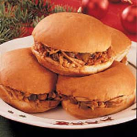 Barbecued Turkey Sandwiches Recipe: How to Make It image