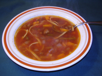 Hearty Beef Vegetable Soup with Noodles Recipe - Food.com image