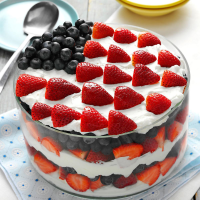 Red, White and Blue Dessert Recipe: How to Make It image