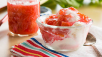 WHAT TO DO WITH RHUBARB SAUCE RECIPES
