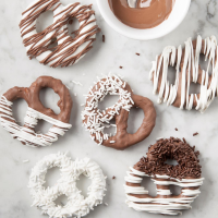 Chocolate-Covered Pretzels Recipe: How to Make It image