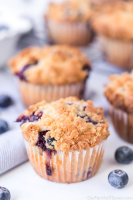 Blueberry Muffins - OurFamilyofSeven.com image
