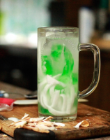 How to make buko (coconut) and pandan jelly drink image