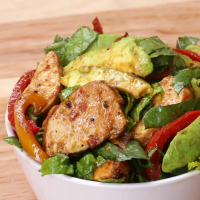 Chicken Fajita Salad Recipe by Tasty image