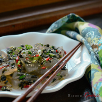 Mung Bean Jelly Salad - bigoven.com image