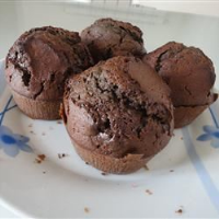 Chocolate Chocolate Chip Muffins Recipe | Allrecipes image