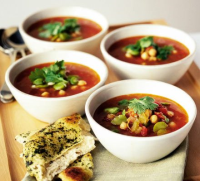 Moroccan chickpea soup recipe | BBC Good Food image