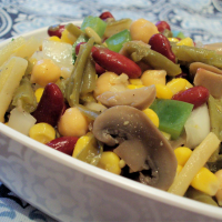 Three Bean Salad with Corn Recipe | Allrecipes image