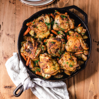 Try a Healthy Southern-style Cast-Iron Chicken Dinner image