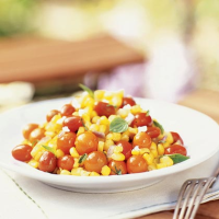 Corn and Tomato Salad Recipe | MyRecipes image