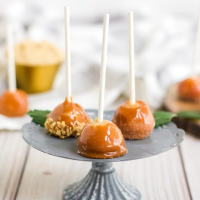 Easiest Mini Caramel Apples that Stick and Set Well! image