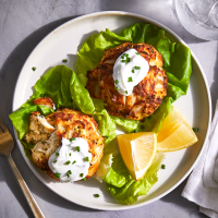 Air-Fryer Crab Cakes Recipe | EatingWell image
