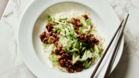 Beijing-style noodles with minced pork (aka Chinese ... image