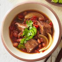Texas Beef and Beans Recipe - EatingWell image