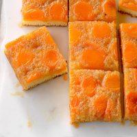 Apricot Upside-Down Cake Recipe: How to Make It image