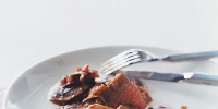 Panfried Flank Steak with Mushroom Ragoût Recipe - Epicurious image