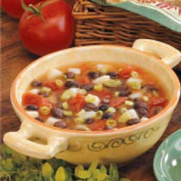Vegetarian Black Bean Soup Recipe: How to Make It image