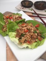 Asian-Inspired Ground Turkey Lettuce Wraps | Allrecipes image