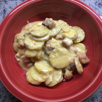 Slow Cooker Ham and Scalloped Potatoes Recipe | Allrecipes image