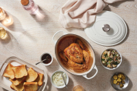 Roasted Chicken with Cider Vinegar Barbecue Sauce - Le Creuset image