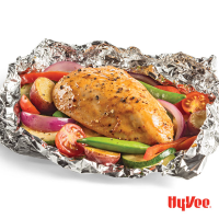 Foil Packet Grilled Chicken and Vegetables | Hy-Vee image