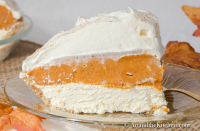 No Bake Triple Layer Pumpkin Pie - Art and the Kitchen image