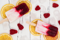 Raspberries and Cream Popsicles - Recipe - nutribullet image
